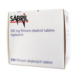 Сабрил (Вигабатрин) таблетки 500мг №100 (100 таблеток) в Альметьевске и области фото
