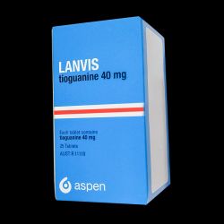 Ланвис (Тиогуанин) таблетки 40мг 25шт в Альметьевске и области фото