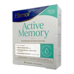 Эфамол Брейн Мемори Актив / Efamol Brain Active Memory капсулы №30 в Альметьевске и области фото