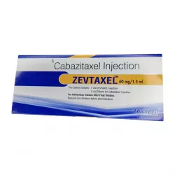 Кабазитаксел Джевтана полный аналог :: Zevtaxel 40мг/мл 1,5мл (60мг) №1