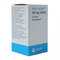 Пури-нетол (Пуринетол, Меркаптопурин) в таблетках 50мг N25 в Альметьевске и области фото