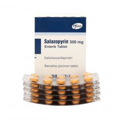 Салазопирин Pfizer табл. 500мг №50 в Альметьевске и области фото
